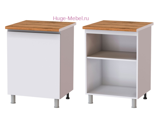 Кухонный шкаф нижний 600 Плейона (белый)