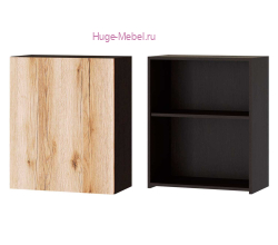 Кухонный шкаф верхний 600 Плейона (венге/дуб делано)