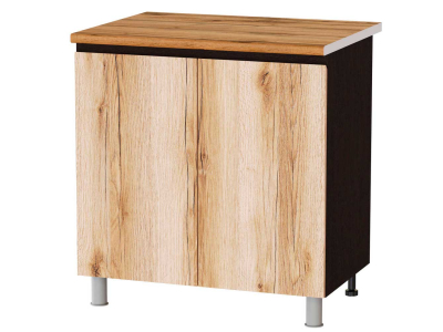 Кухонный шкаф нижний 800 Плейона (венге/дуб делано)