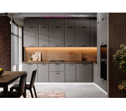 Угловая трехуровневая кухня 320х200 "Призма"