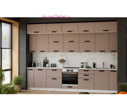 Кухня 340 см с антресолями "Призма"