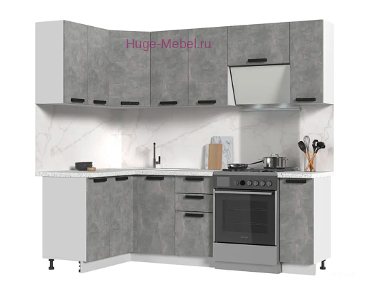 Угловая кухня 230х130 "Пасаденна"