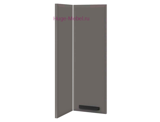 Кухонный фасад Ф-128 асфальт суперматовый (Призма)