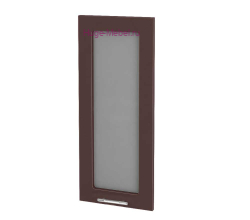 Кухонный фасад Ф-35 шоколад глянец (Ксения)