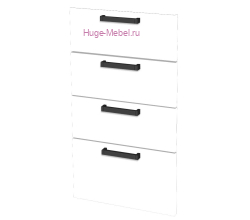 Кухонный фасад Ф-24 белый бриллиант (Пасаденна)