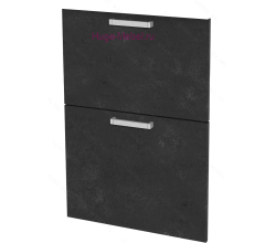 Кухонный фасад Ф-22 бетон графит (Бетон)