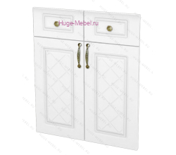 Кухонный фасад Ф-41-М дуб белый (Модена)