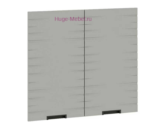 Кухонный фасад Ф-50 холст грей с фрезеровкой (Сахара)