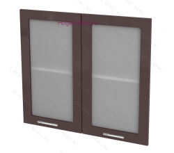 Кухонный фасад Ф-255 шоколад глянец (Ксения)