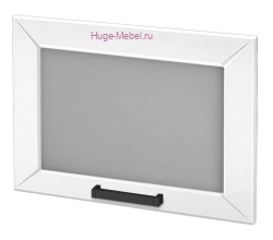 Кухонный фасад Ф-88 холст белый (Альфа)