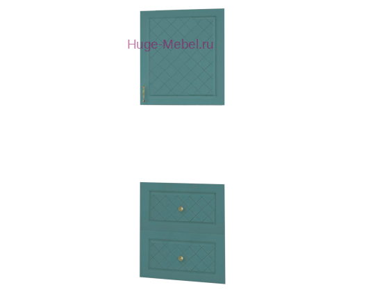 Кухонный фасад Ф-93 дуб бирюза (Модена)