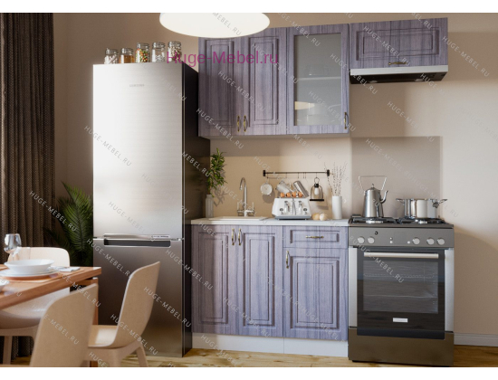 Маленькая кухня "Юлия 1.6 метра сандал серый"