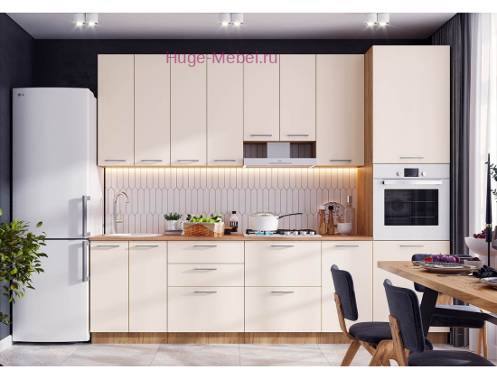 Кухня 2.8 метра "Катрин" высотой 2.3