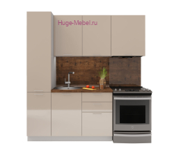 Кухня 2 метра "Ксения кофе"