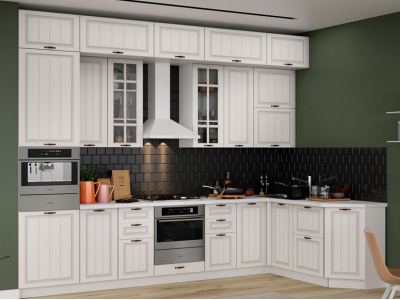 Угловая кухня 340х180 "Мария" высотой 270 см