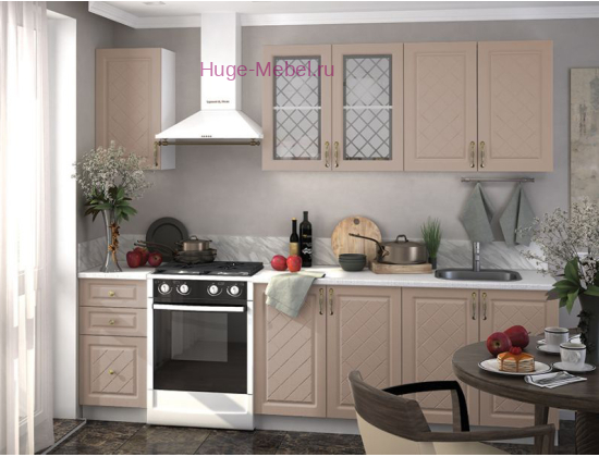 Кухня 2 метра "Модена кофе"