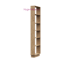 Кухонный пенал торцевой высокий (дуб крафт)