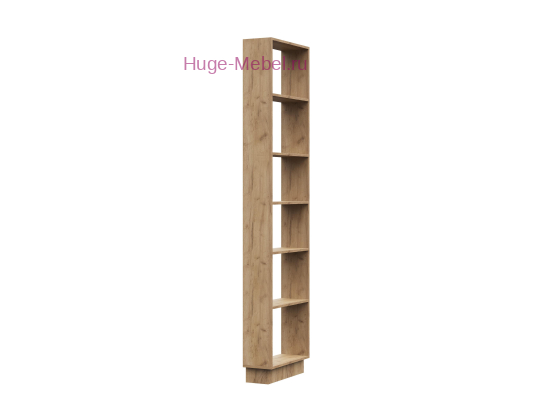 Кухонный пенал торцевой высокий (дуб крафт)