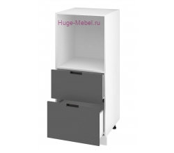 Пенал кухонный малый с нишей и ящиками 600 Сахара (вулкан)