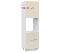 Пенал кухонный с нишей и ящиками 600 Катрин (крем)