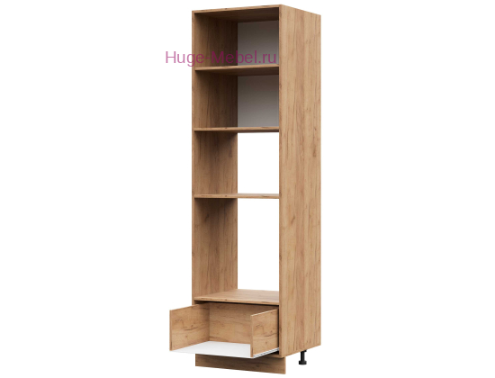 Корпус кухонного пенала для встраиваемой техники 600х2140 ПВ (дуб крафт)