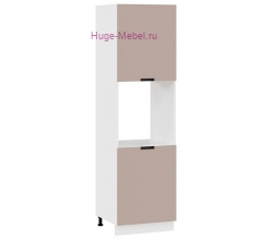 Пенал кухонный напольный с нишей 600 Сахара (латте)