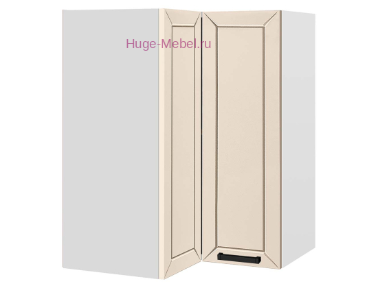 Угловой шкаф верхний прямой 600 Альфа (брюле)