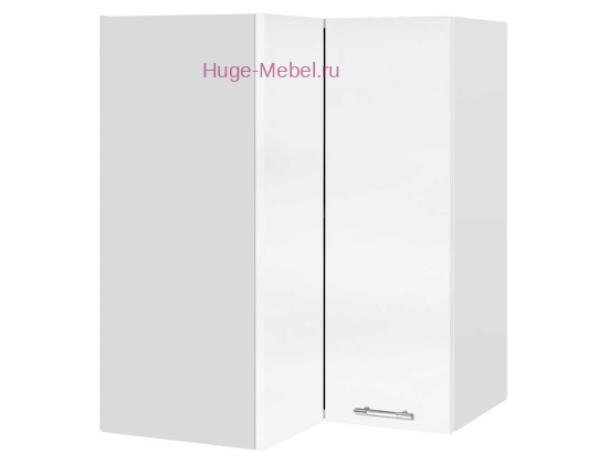 Угловой шкаф верхний прямой 600 Ксения (белый)