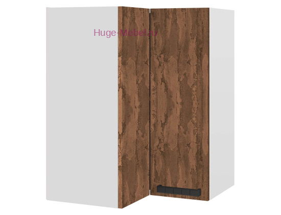 Угловой шкаф верхний прямой 600 Пасаденна (ржавый камень)