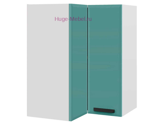 Угловой шкаф верхний прямой 600 Призма (бриз супермат)