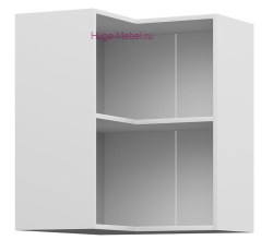 Корпус углового кухонного шкафа прямого 600х720 (белый)