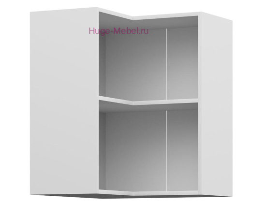 Корпус углового кухонного шкафа прямого 600х720 (белый)