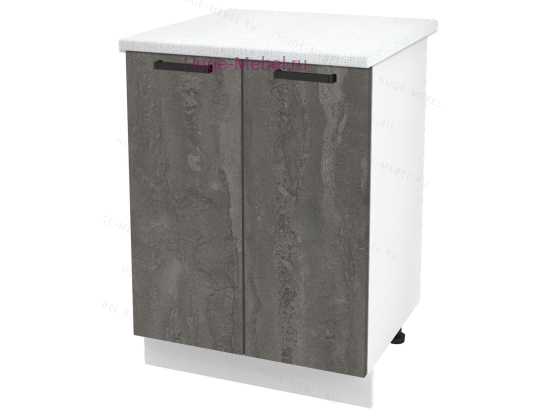 Шкаф кухонный нижний 600 Пасаденна (железный камень)