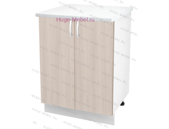 Шкаф кухонный нижний 600 Дина (шимо светлый)