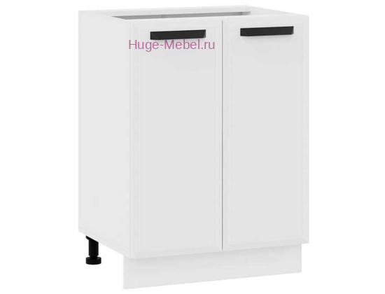 Шкаф кухонный нижний 600 Призма (белый супермат)