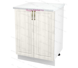 Шкаф кухонный нижний 600 Юлия (сандал белый)