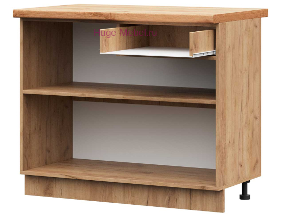 Корпус кухонного шкафа нижнего с 1 ящиком 1000 ПВ (дуб крафт)