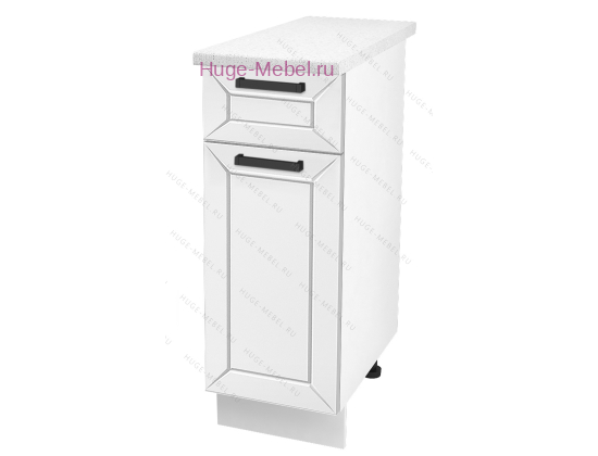 Нижний кухонный шкаф с ящиком  300 Альфа (белый)
