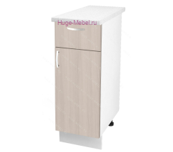 Нижний кухонный шкаф с ящиком  300 Дина (шимо светлый)