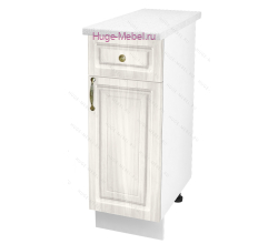 Нижний кухонный шкаф с ящиком  300 Юлия (сандал белый)