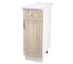 Нижний кухонный шкаф с ящиком  300 Юлия (дуб сонома)