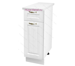 Нижний кухонный шкаф с ящиком  300 Мария (белый)