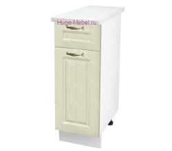 Нижний кухонный шкаф с ящиком  300 Мария (крем)