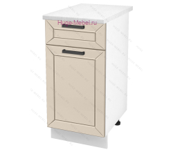 Нижний кухонный шкаф с ящиком  400 Альфа (брюле)