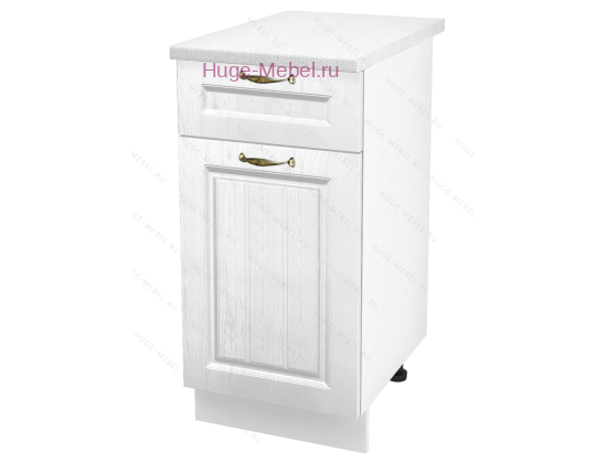 Нижний кухонный шкаф с ящиком  400 Мария (белый)