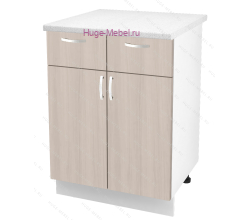 Нижний кухонный шкаф с ящиком  600 Дина (шимо светлый)
