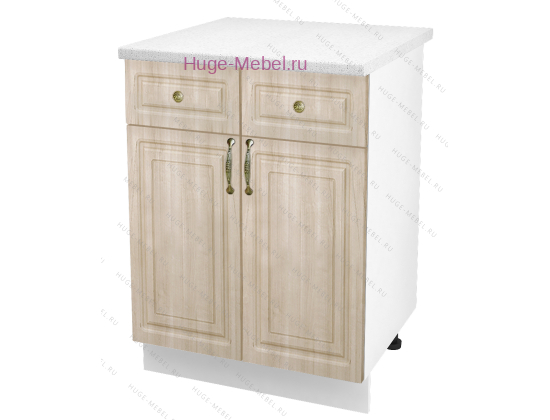 Нижний кухонный шкаф с ящиком  600 Юлия (дуб сонома)