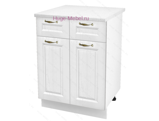 Нижний кухонный шкаф с ящиком  600 Мария (белый)