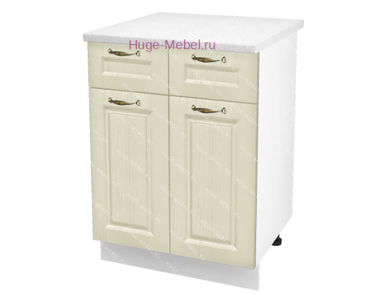 Нижний кухонный шкаф с ящиком  600 Мария (крем)