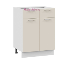 Нижний кухонный шкаф с ящиком  600 Катрин (крем)
